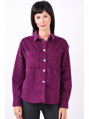 Camasa Dama Jjxx Jxgelly New Cord Rlx Dark Purple